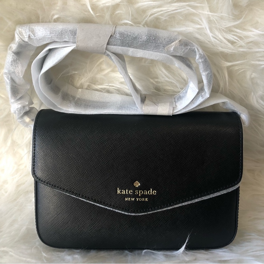 Kate Spade Sadie Envelope Adjustable Crossbody Saffiano Leather NWT